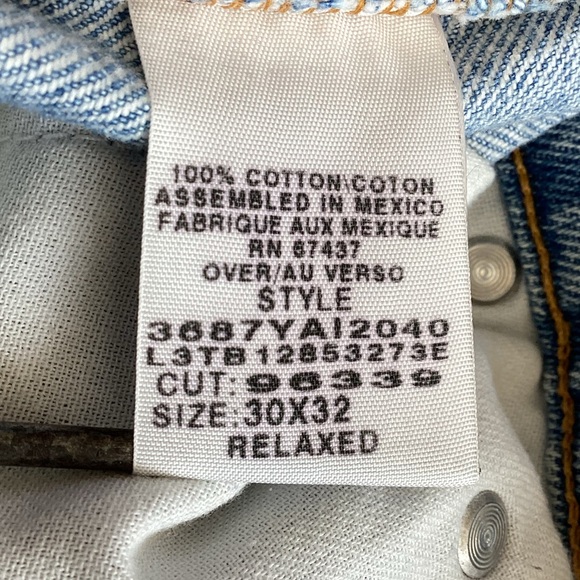 Ralph Lauren Polo relaxed men’s jeans size 30 x 31 Leather Patch - Picture 2 of 14